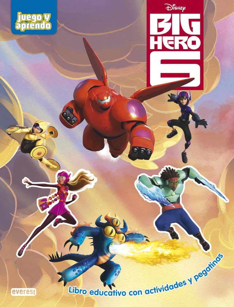 Big Hero 6: Libro educativo con actividades y pegatinas book