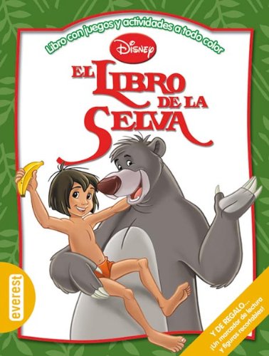 El Libro de la Selva: Libro con juegos y actividades a todo color (Multieducativos Disney) Children's books