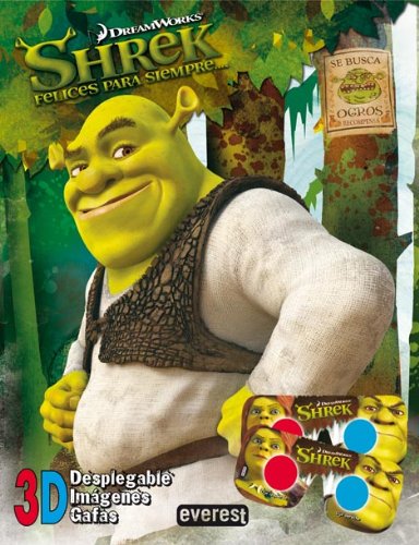 Shrek 4. Libro en 3D con gafas: Incluye 2 pares de gafas 3D Books