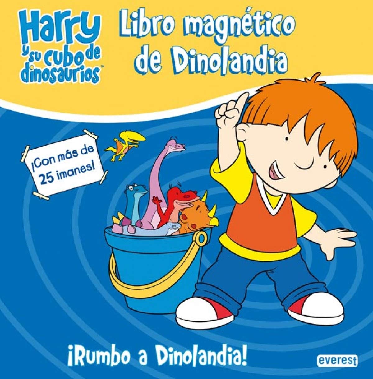Harry y su cubo de dinosaurios. ¡Rumbo a Dinolandia! Libro magnético de Dinolandia: ¡Con más de 25 imanes! book