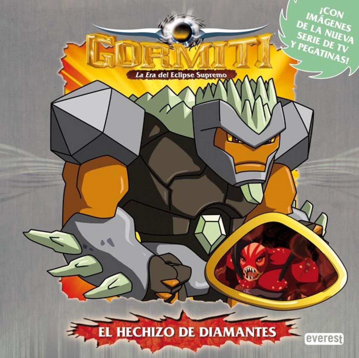 Gormiti. La Era del Eclipse Supremo. El hechizo de diamantes: ¡con imágenes de la nueva serie de TV y pegatinas! Books
