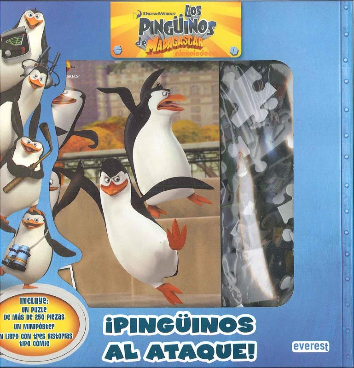 ¡Pingüinos al ataque!. Libro con puzle gigante Social Sciences