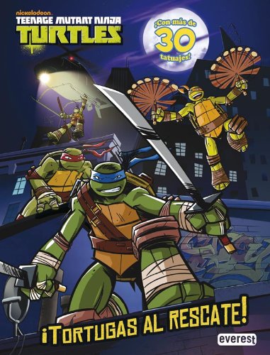 Teenage Mutant Ninja Turtles. ¡Tortugas al rescate! Libro de actividades con tatuajes: ¡Con más de 30 tatuajes! Tiptoi & Games