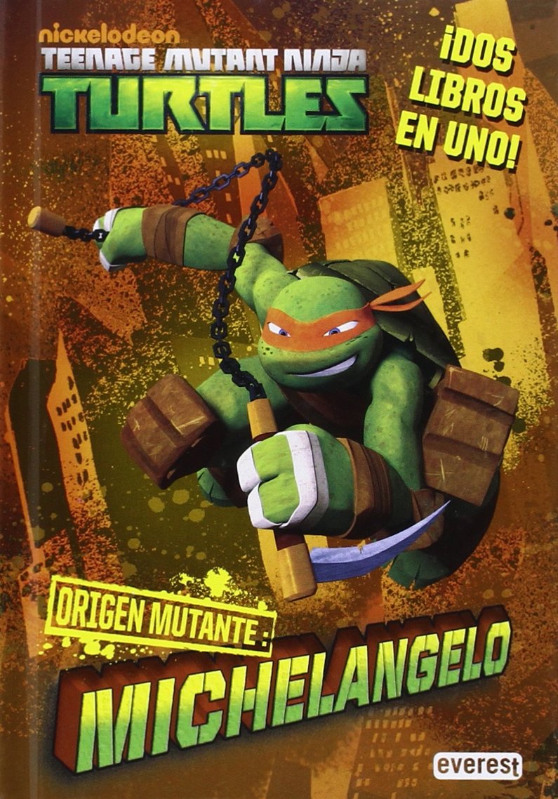 Teenage Mutant Ninja Turtles ; Origen mutante : Michelangelo-Raphael: ¡Dos libros en uno! (Novelas Ninja) Social Sciences