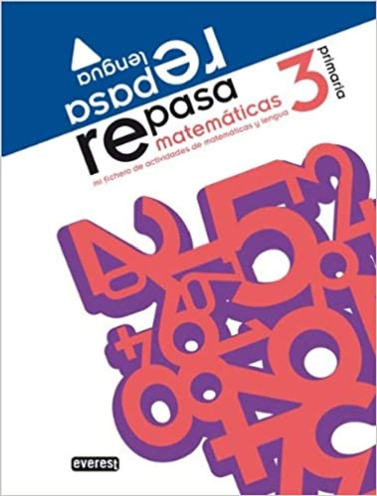Repasa, 3 Educación Primaria: Mi fichero de actividades de matemáticas y lengua Non-fiction