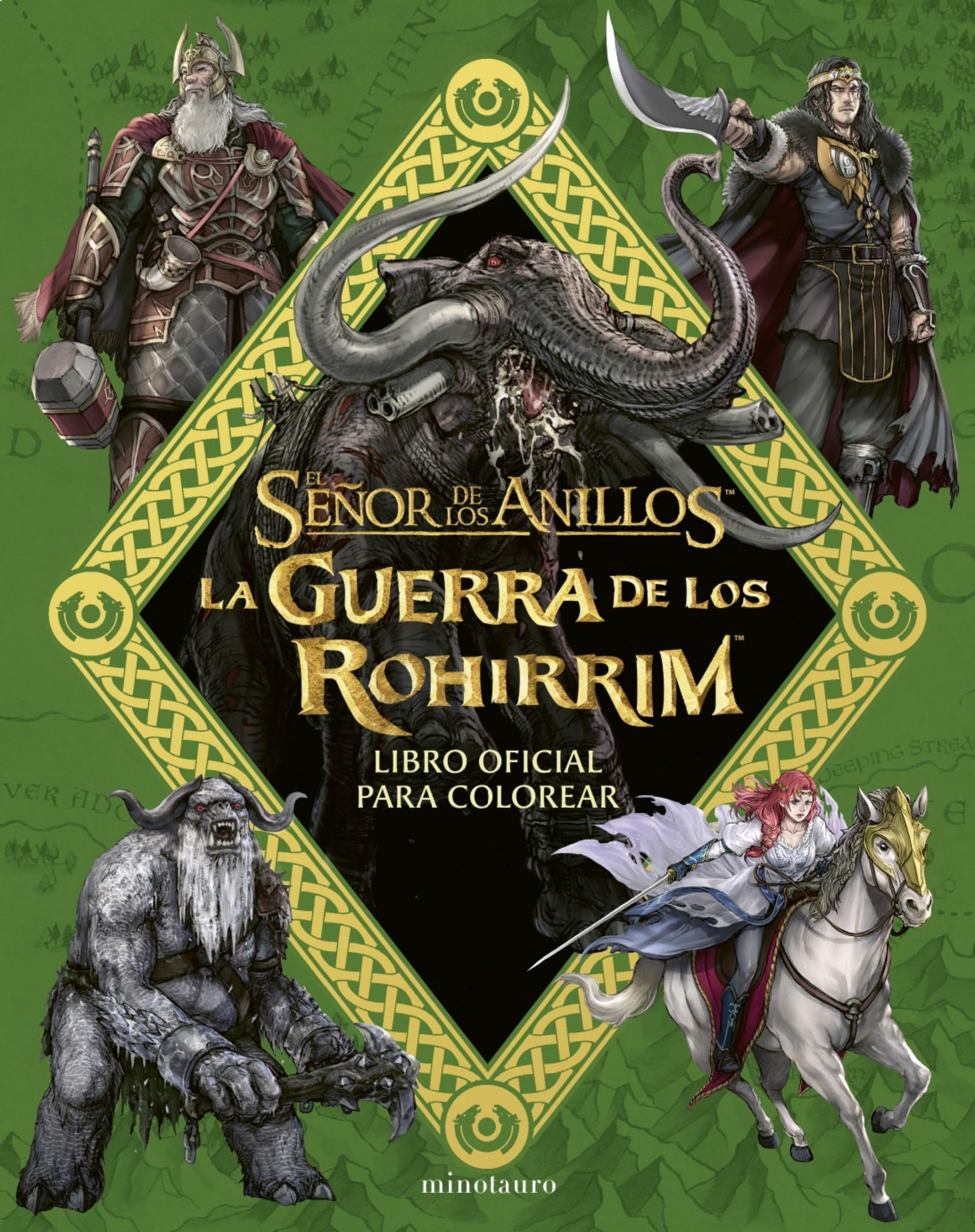La Guerra de los Rohirrim: libro oficial para colorear book