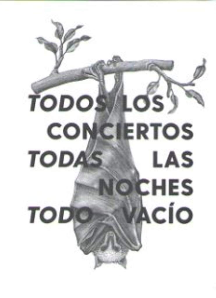 Ana Laura Aláez, Todos los conciertos, todas las noches, todo vacío book
