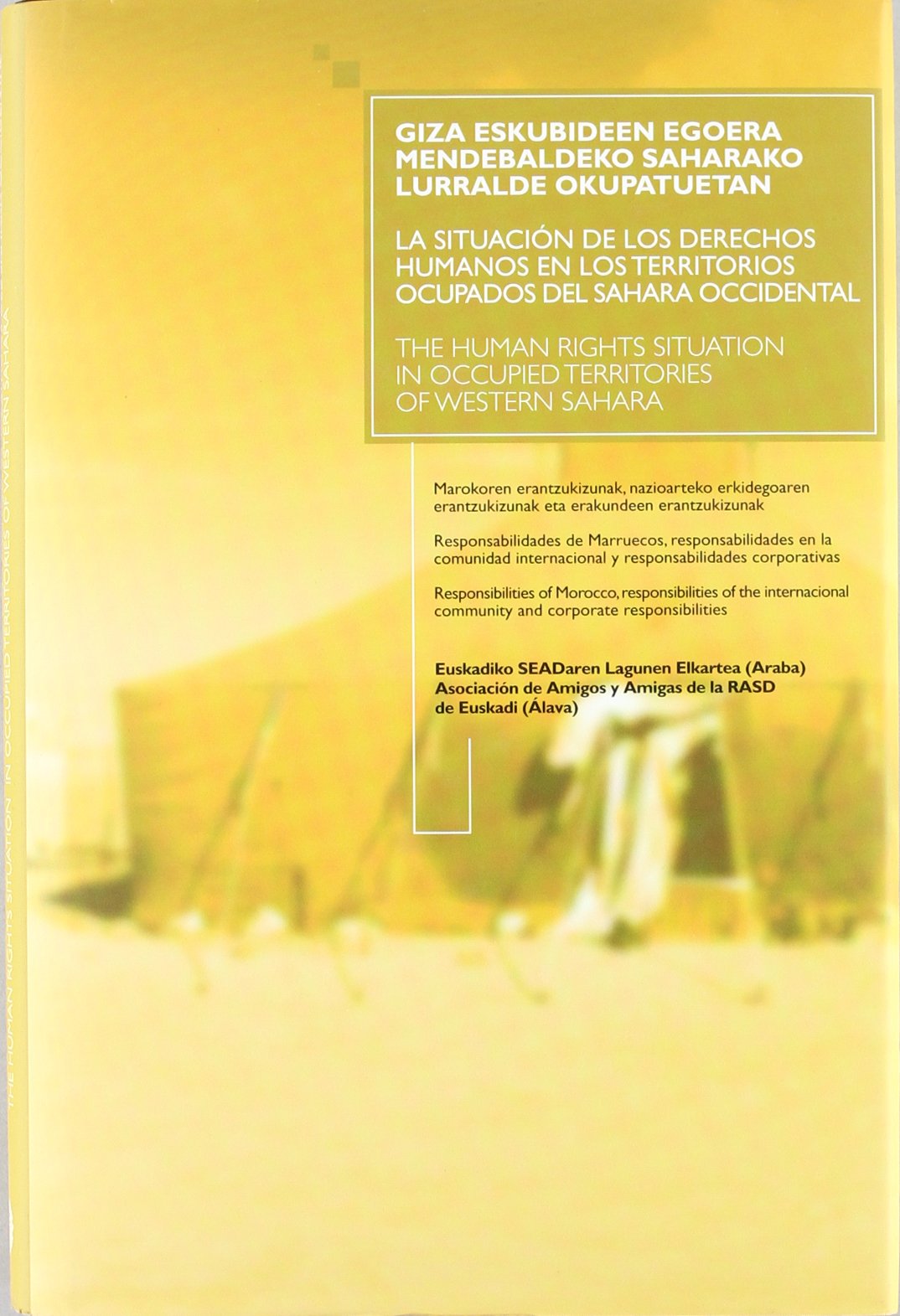 (b) Giza Eskubideen Egoera Mendebaldeko Saharako Lurralde book