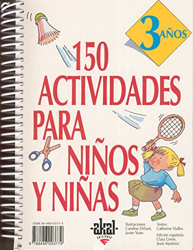 150 actividades para niñas de 3 años. Libro de actividades book