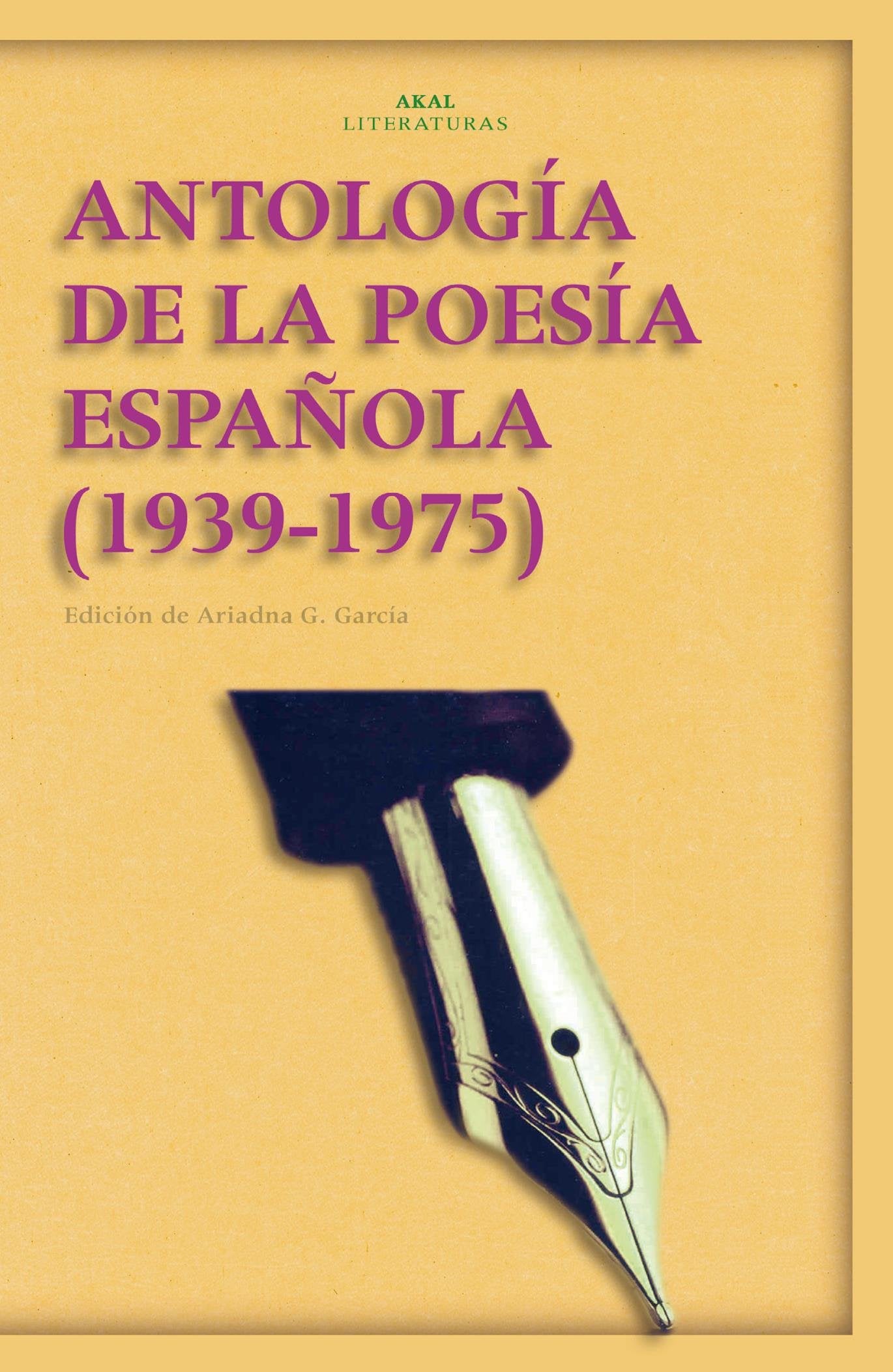 Antología de la poesía española (1939-1975) Poetry