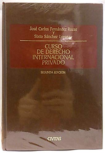 Curso de derecho internacional privado (2 edicion) book