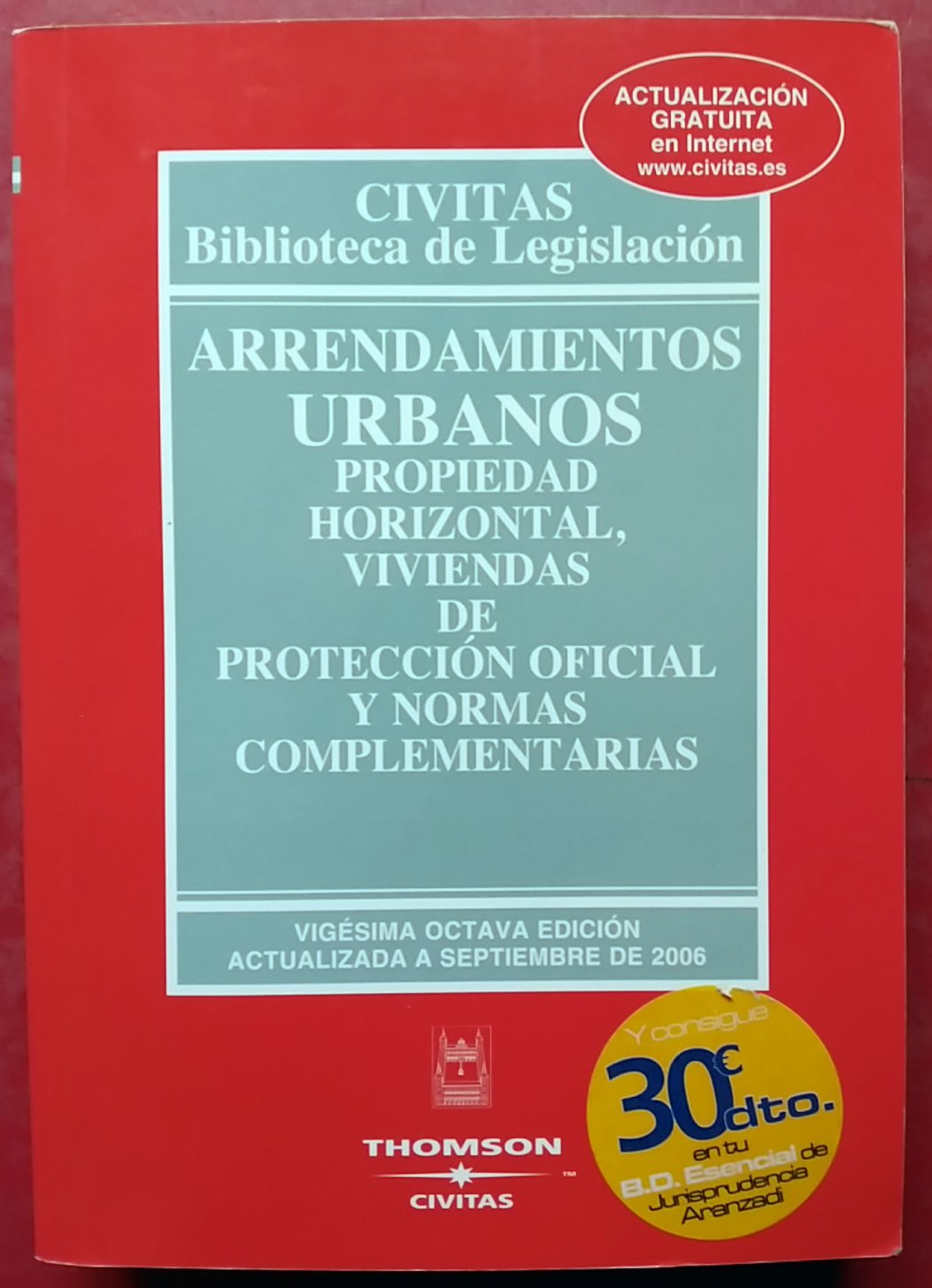 ARREND.URBANOS PROP.HOR.VIV.VPO-28 ED 06 book