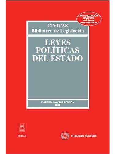 Leyes políticas del estado (Biblioteca de Legislación, Band 28) Law