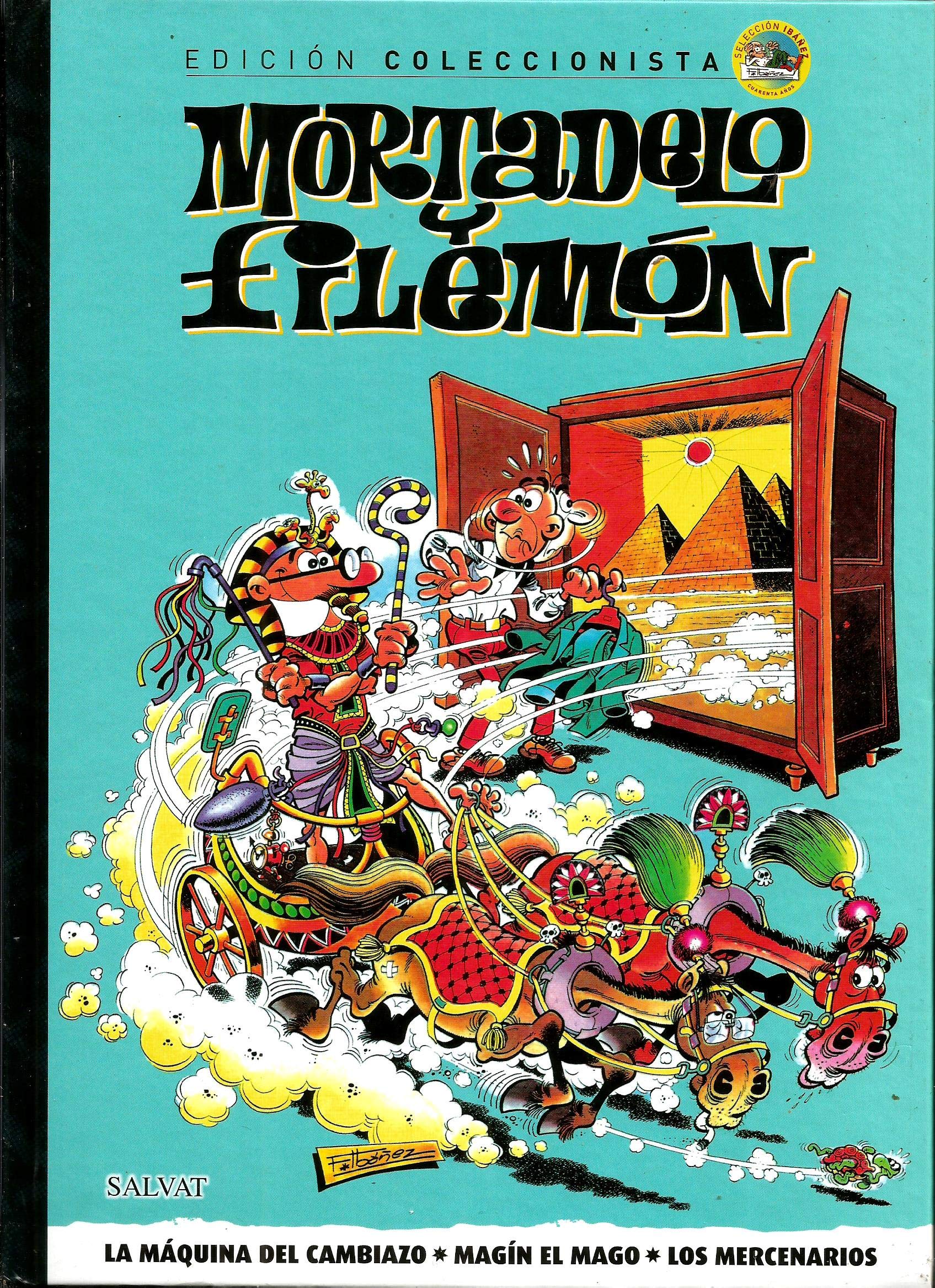 Mortadelo y Filemón: La máquina del cambiazo ; Magín el mago ; Los mercenarios Books