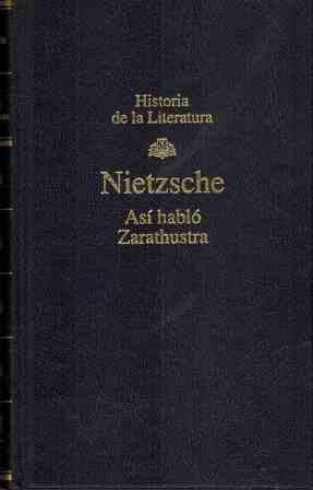 Asi hablo zaratustra book
