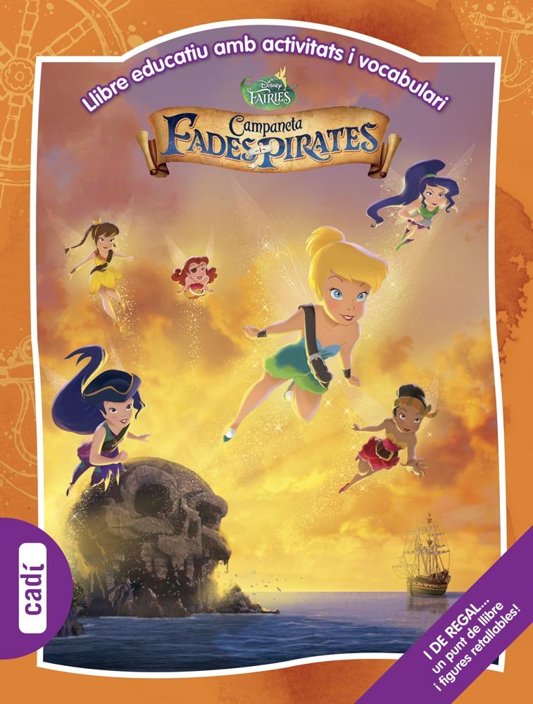 Campaneta. Fades i pirates. Llibre educatiu amb activitats i vocabulari book