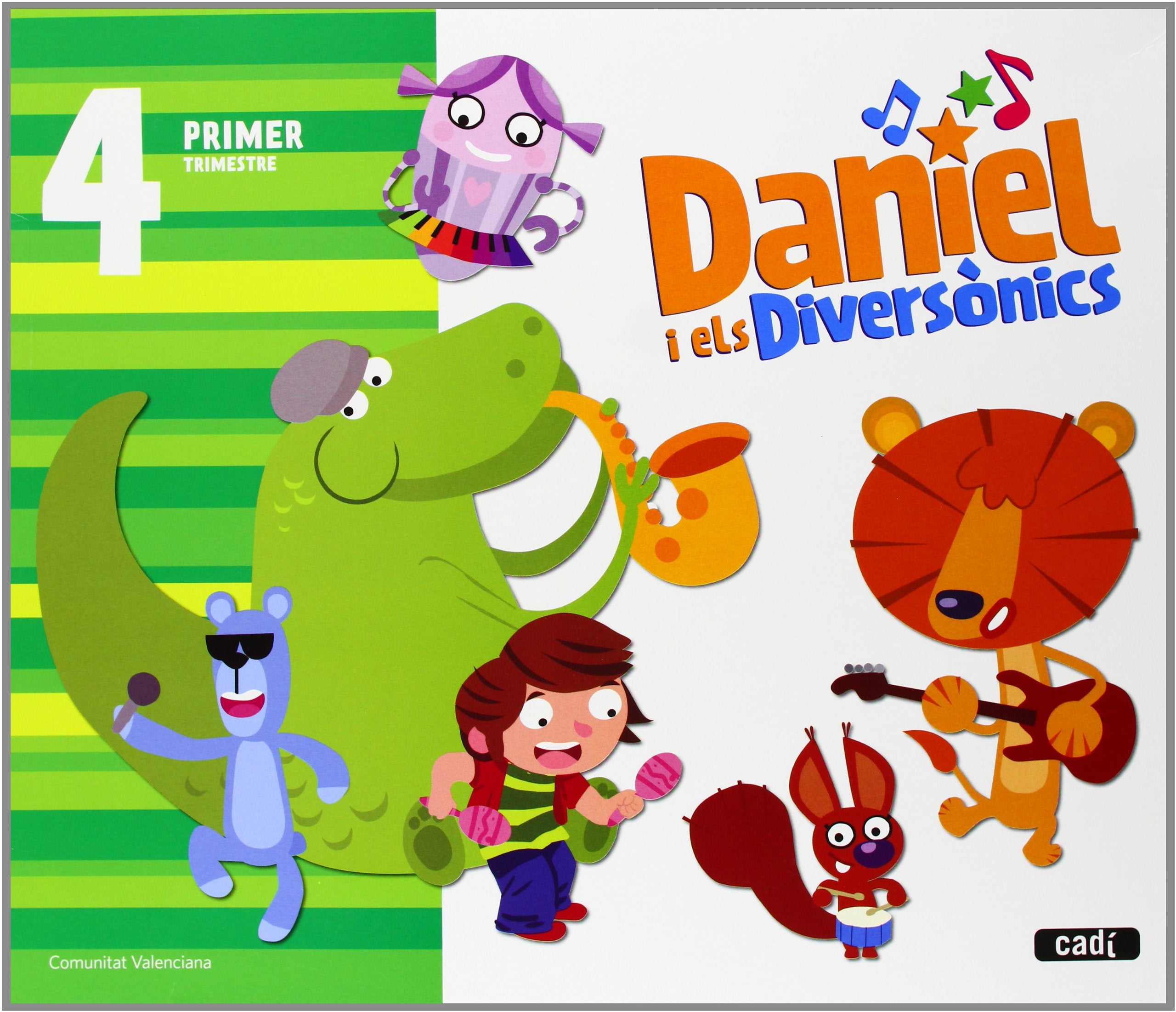 Daniel i els Diversònics. 4 anys. Primer Trimestre. Comunitat Valenciana book