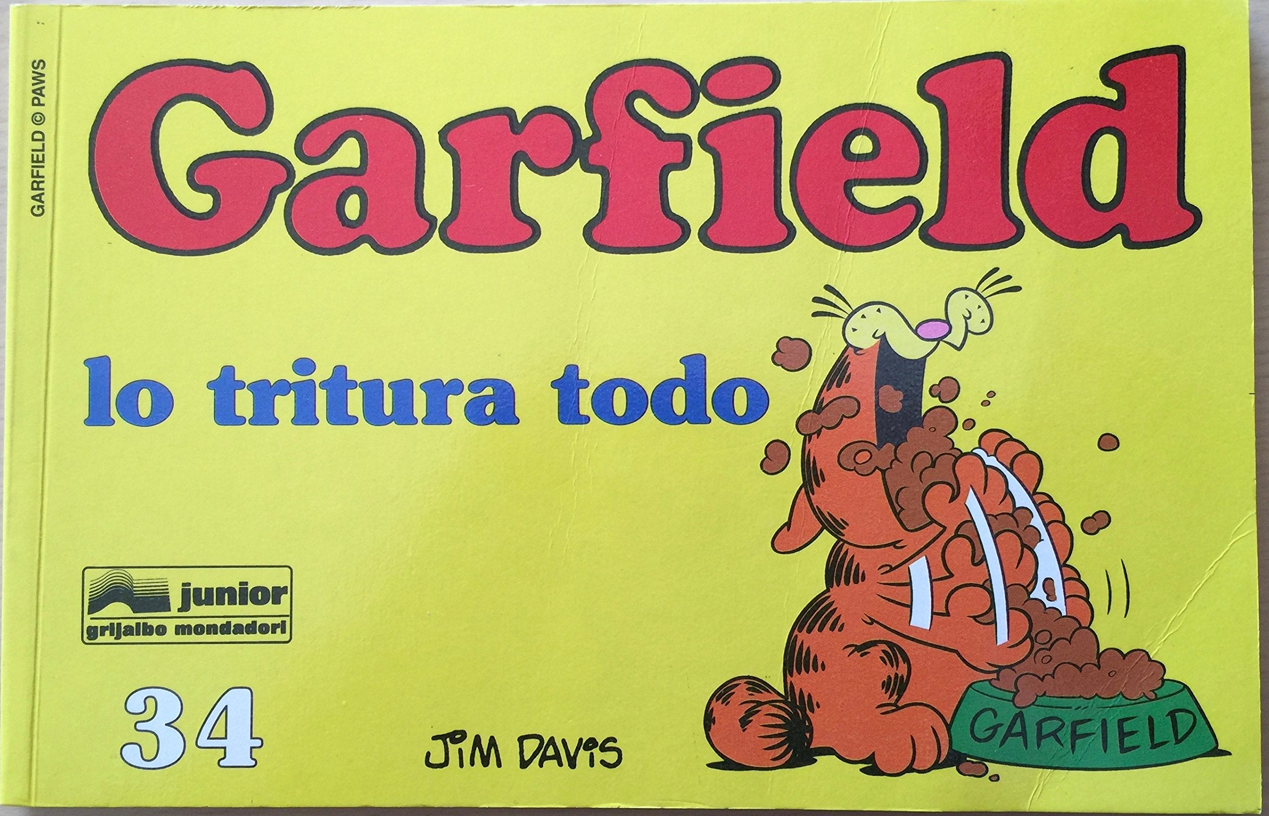 Garfield lo tritura todo book
