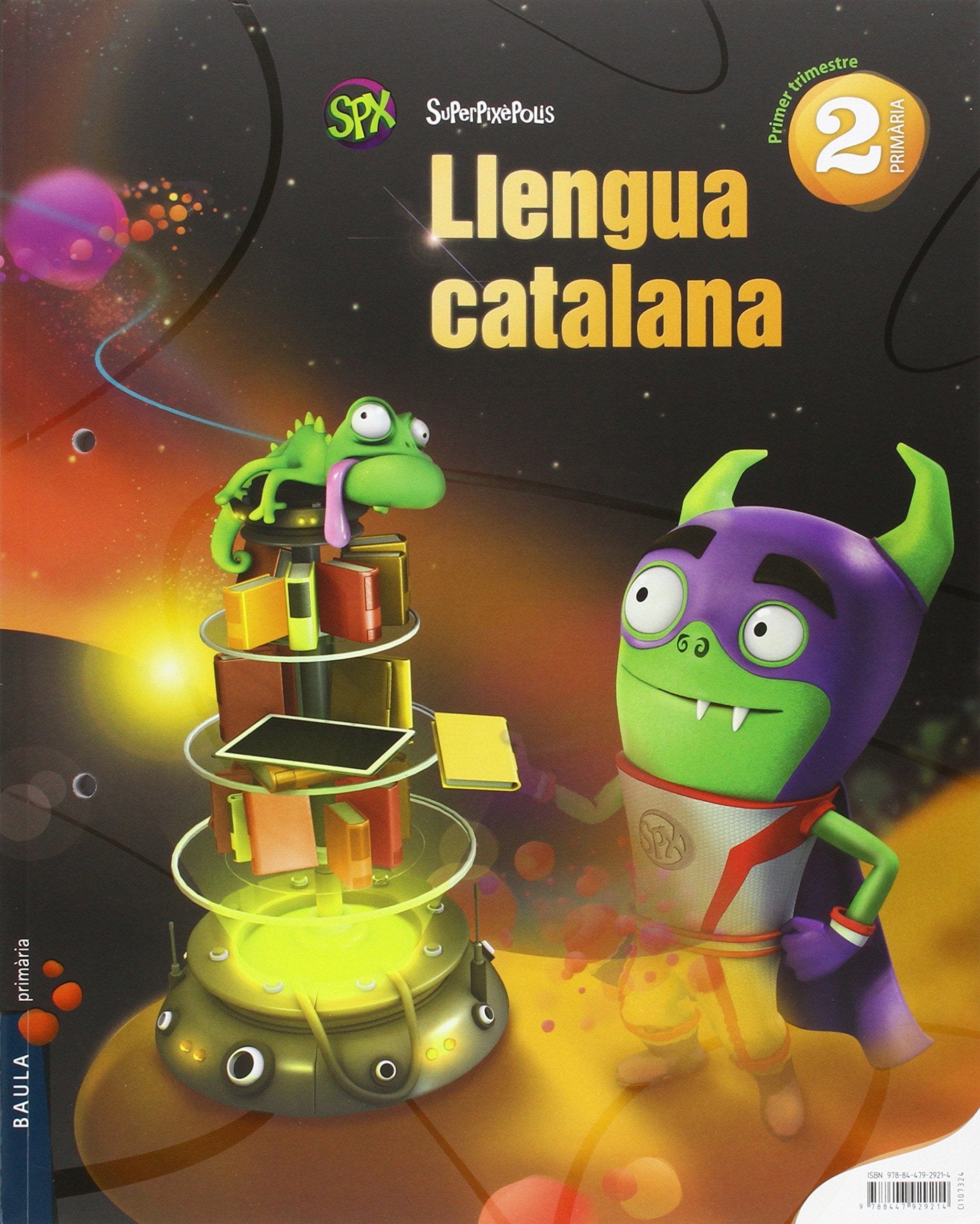 Llengua catalana 2n Primària Superpixèpolis LA book