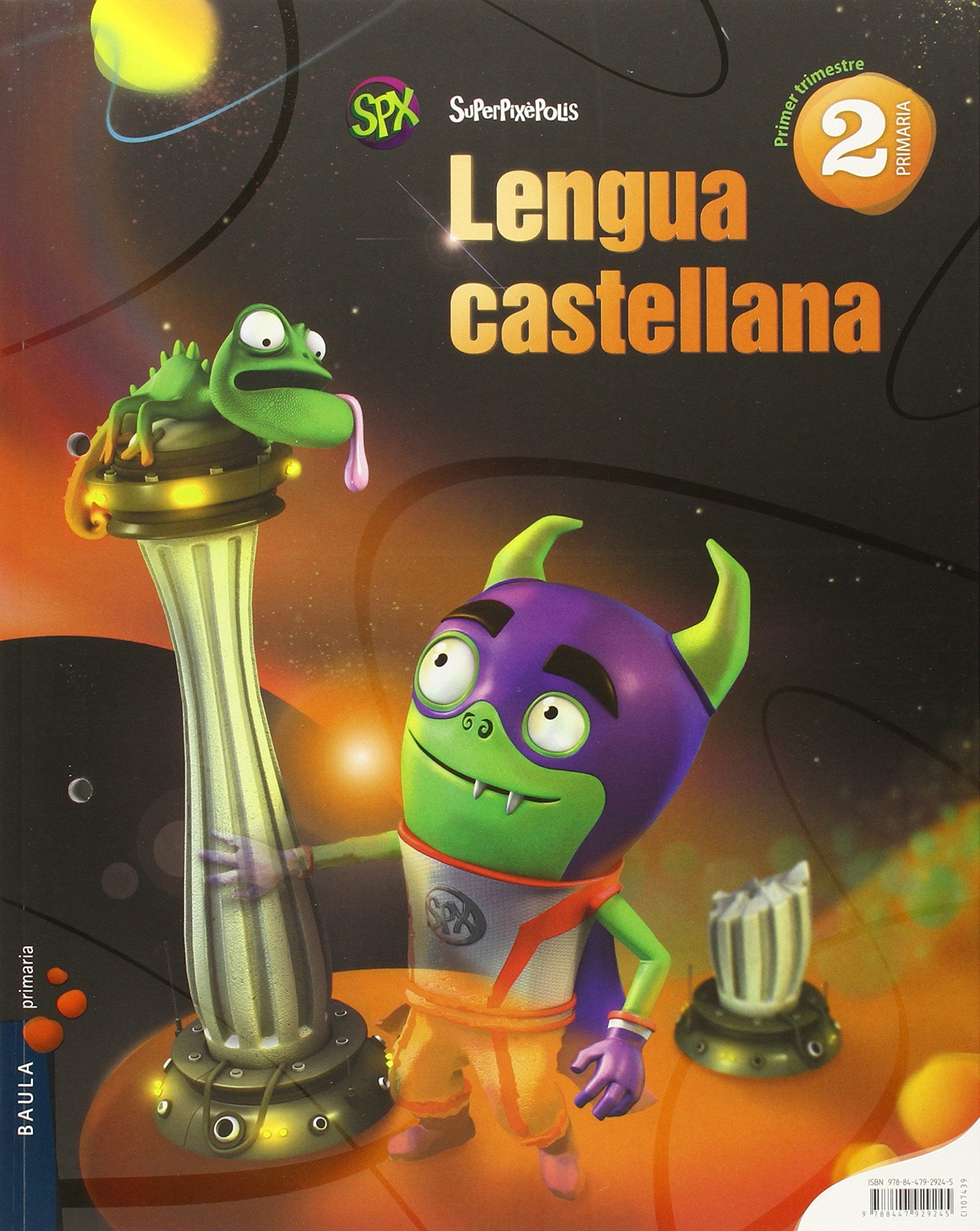 Lengua castellana 2º Primaria Superpixèpolis LA book