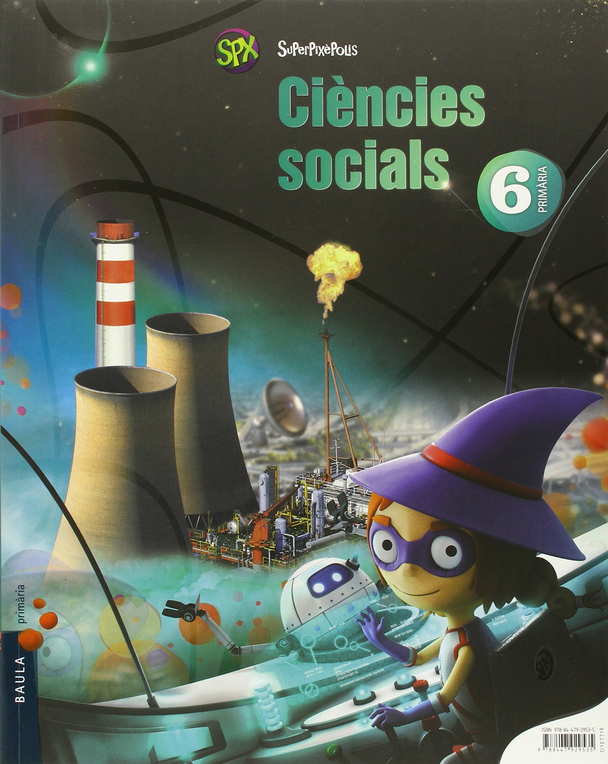Ciències socials 6è Primària Superpixèpolis LA book