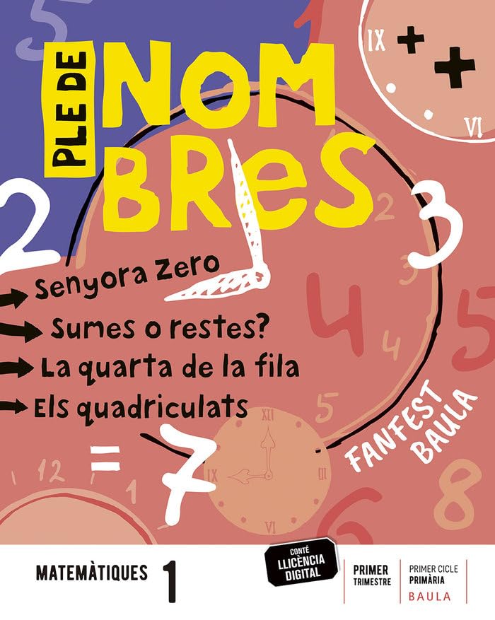 Matemàtiques 1r Primària Llibre alumne Fanfest Study Guides