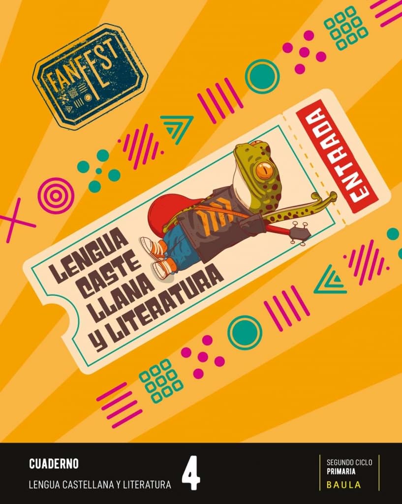 Cuaderno Lengua castellana y literatura 4º Primaria Fanfest book