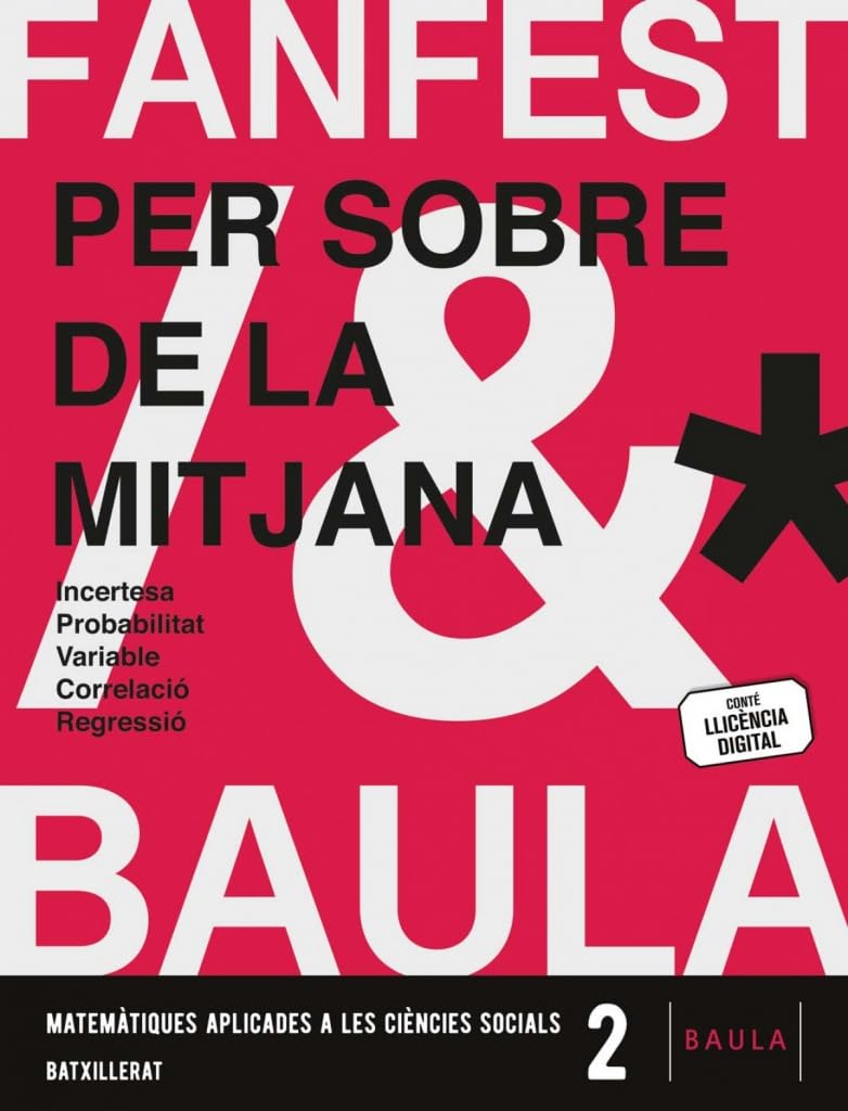 Matemàtiques aplicades a les Ciències Socials 2n Batxillerat LA Fanfest (Projecte Fanfest) Non-fiction
