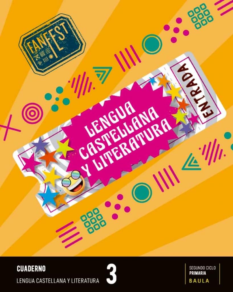 Cuaderno Lengua castellana y literatura 3º Primaria Fanfest - Espiral (Projecte Fanfest) Non-fiction