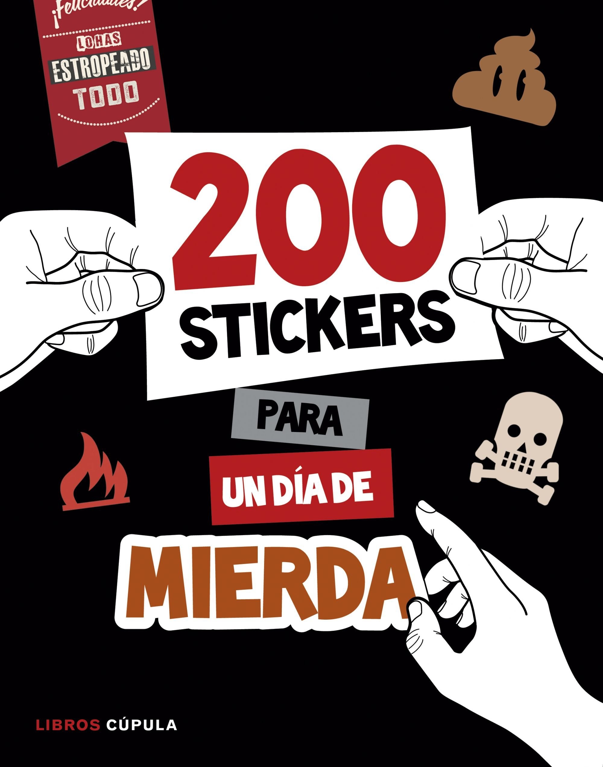 Más de 200 stickers para un día de mierda (Hobbies) Hobbies & Crafts