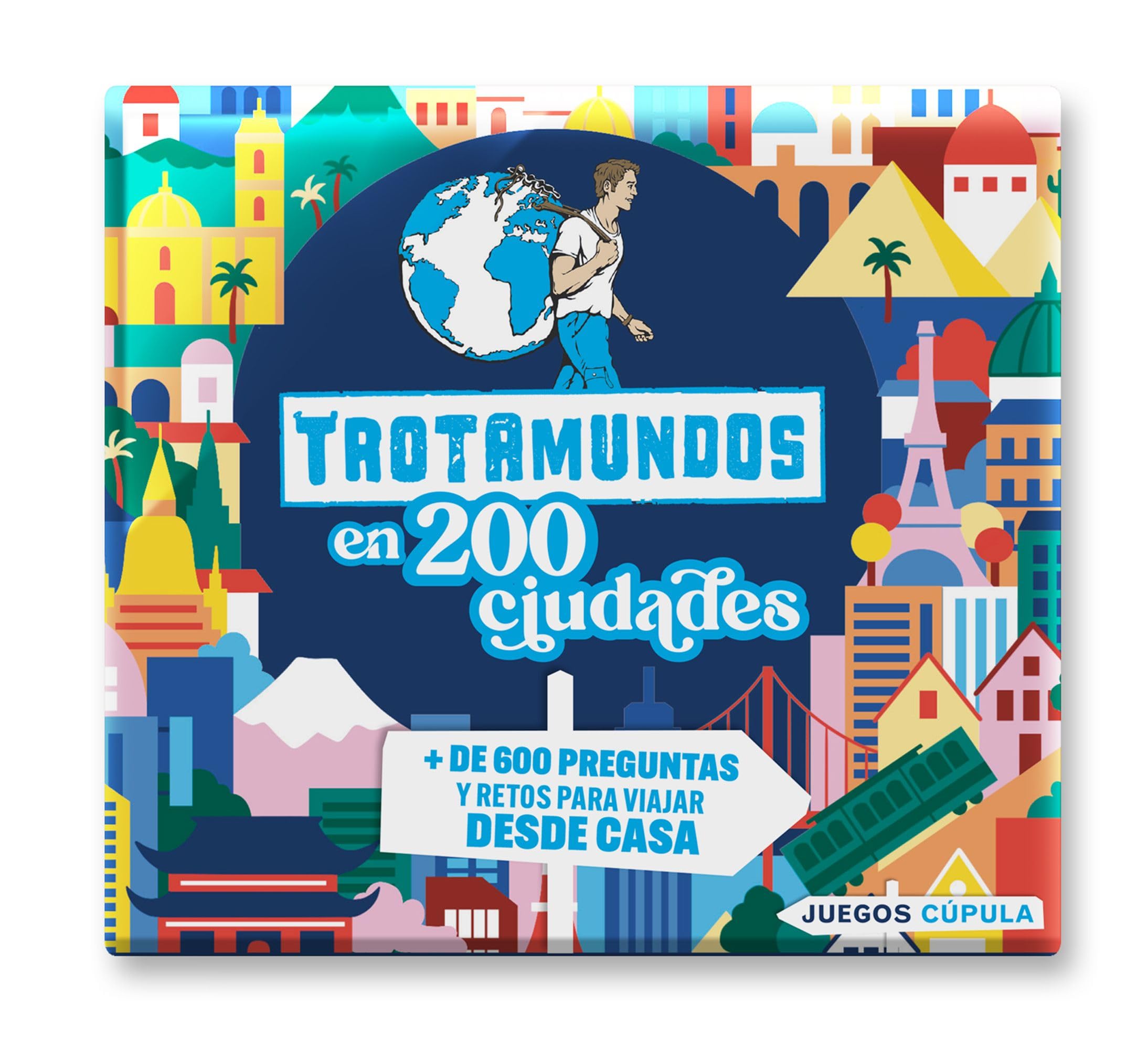 Trotamundos en 200 ciudades: 600 preguntas para viajar desde casa Leisure & Fun
