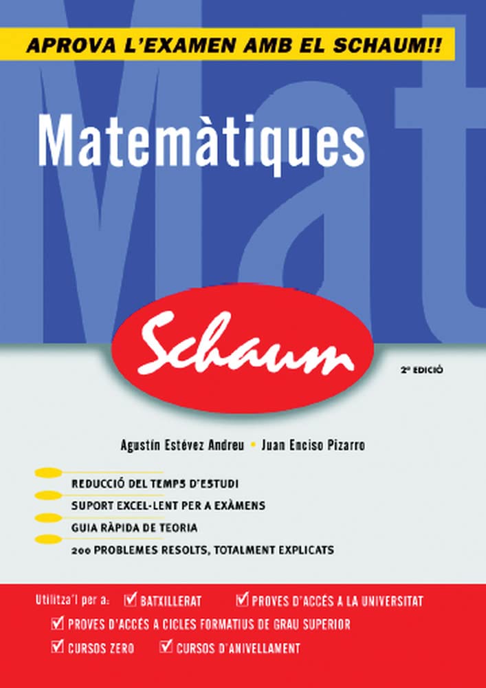 Schaum, matemàtiques, Batxillerat Learning & Reference