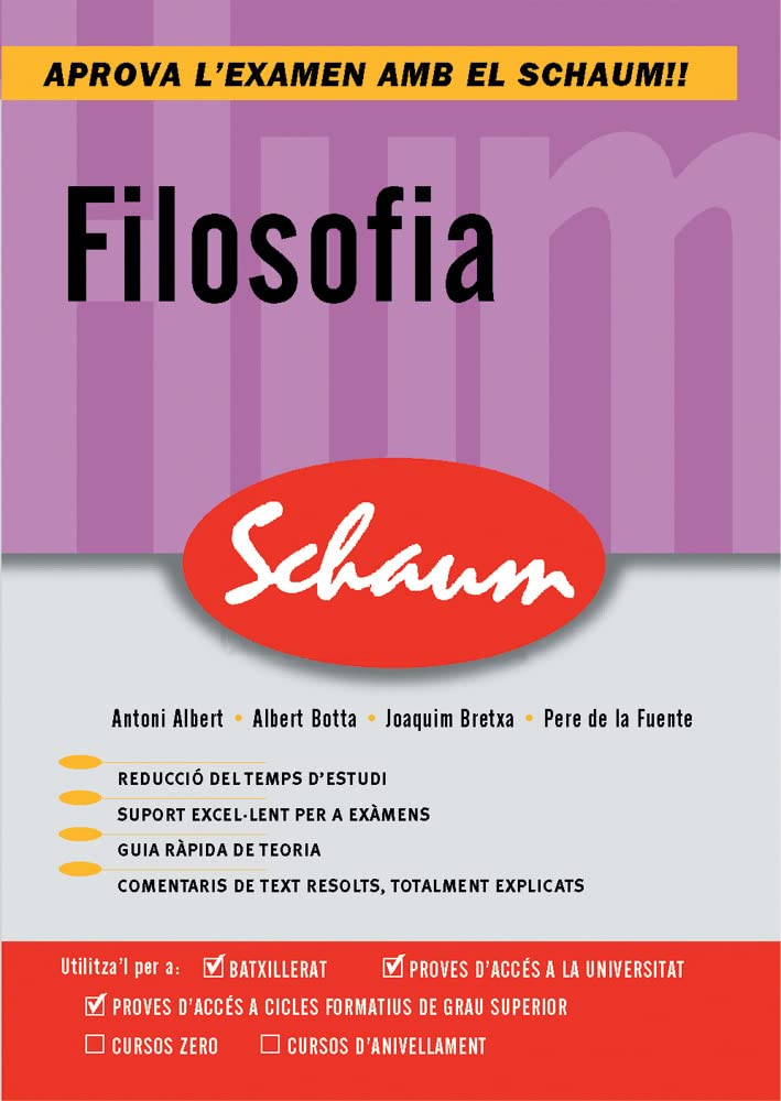 Filosofia, Batxillerat Books