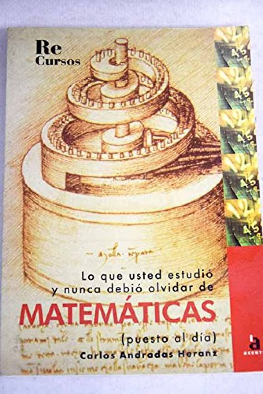Matematicas (re-Cursos) Books