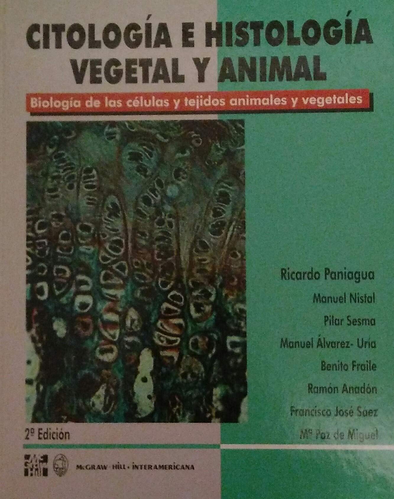 Citologia E Histologia Vegetal y Animal Books
