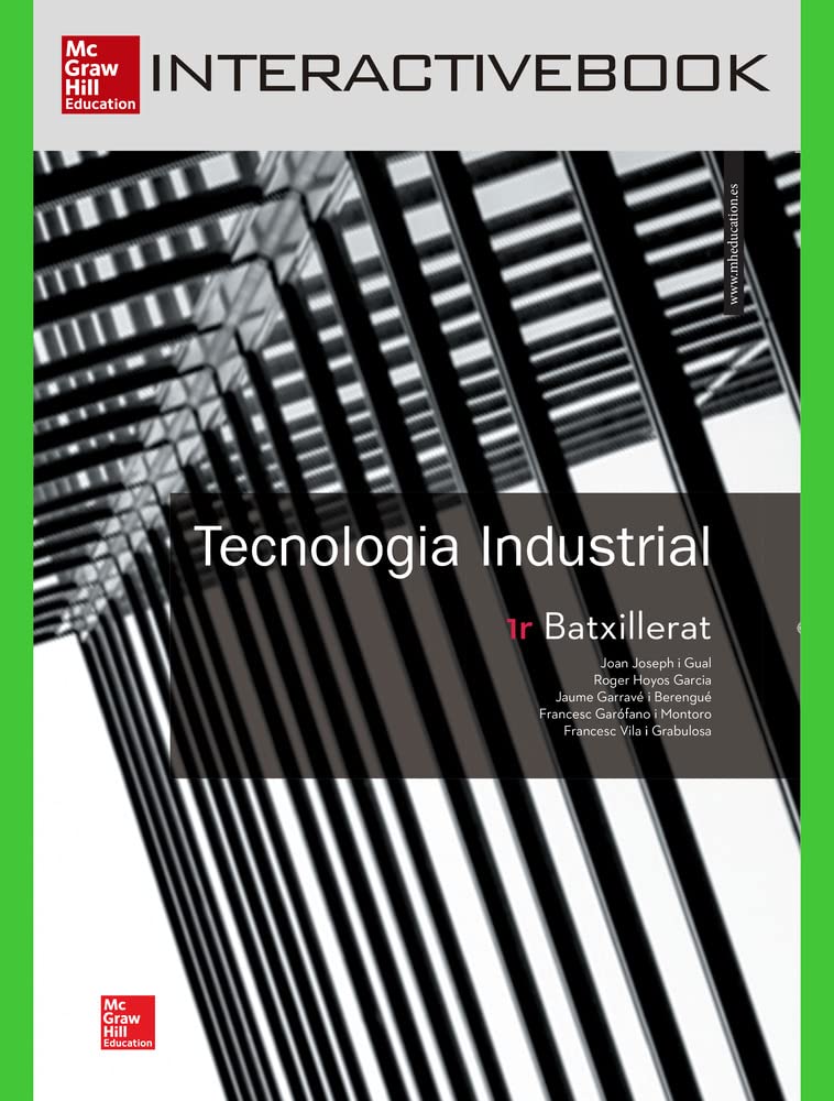 BL Tecnologia industrial 1 Batxillerat. Calatunya. Llibre digital. Books