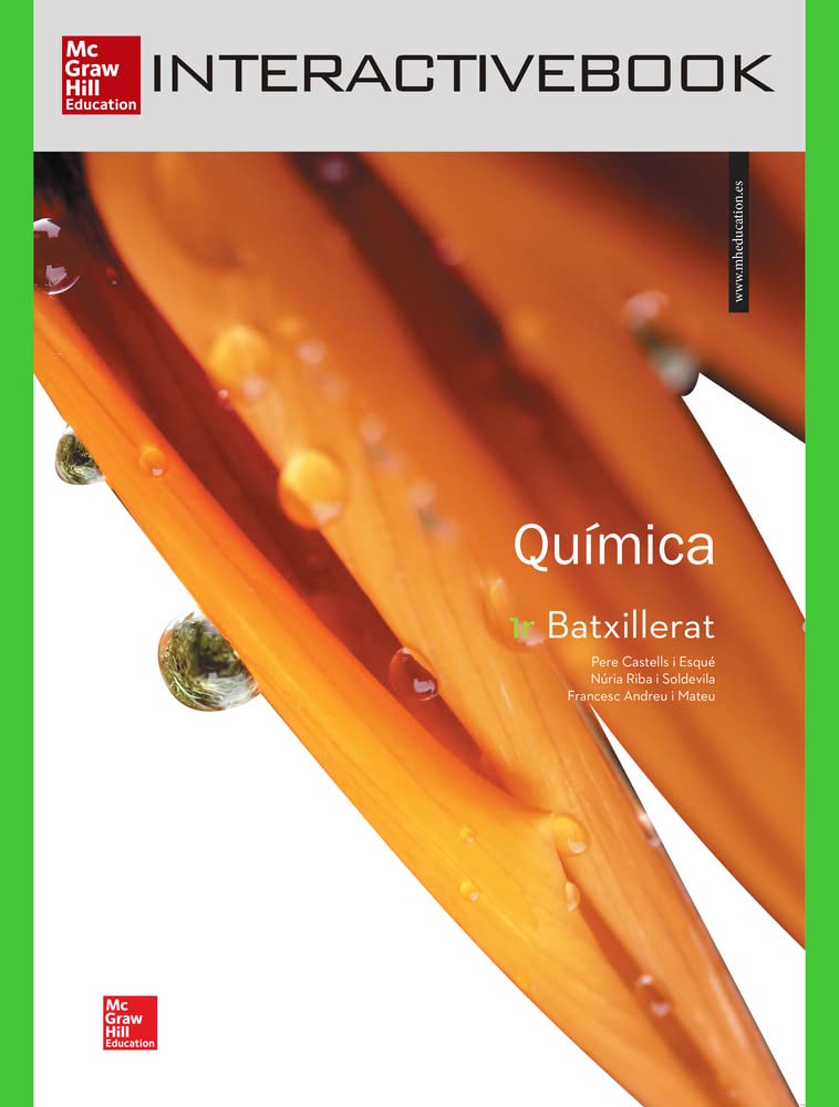 BL Quimica 1 Batxillerat. Catalunya Llibre digital. Books