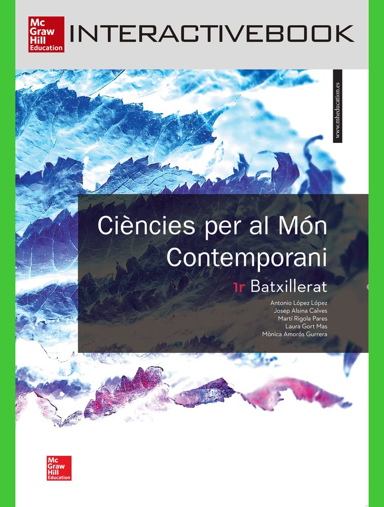 BL Ciencies per al mon contemporani 1r Batxillerat. Llibre digital. Books