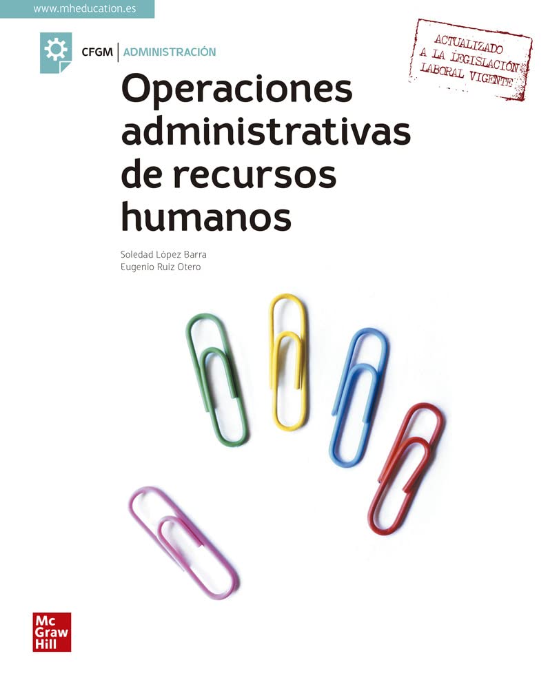 LA Operaciones administrativas de recursos humanos GM book