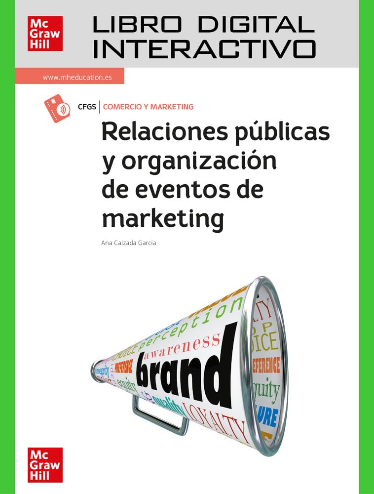 Relaciones públicas y organización de eventos de marketing. Libro digital interactivo book