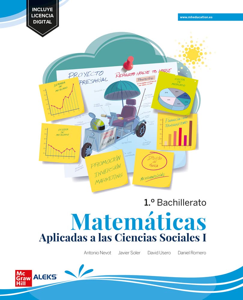 Matemáticas Aplicadas a las Ciencias Sociales 1.º Bachillerato book