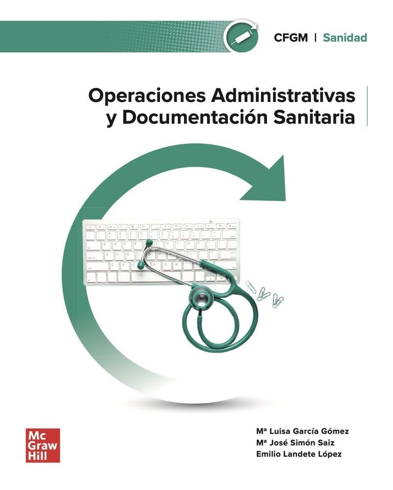 Operaciones administrativas y documentación sanitaria book