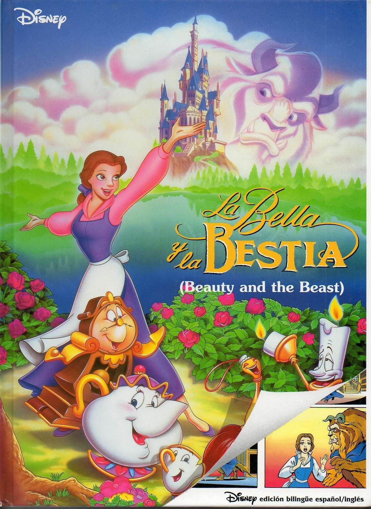 Bella y la Bestia Beauty and the Beast bilingue espagnol-anglais book
