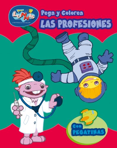 Pega y colorea las profesiones book