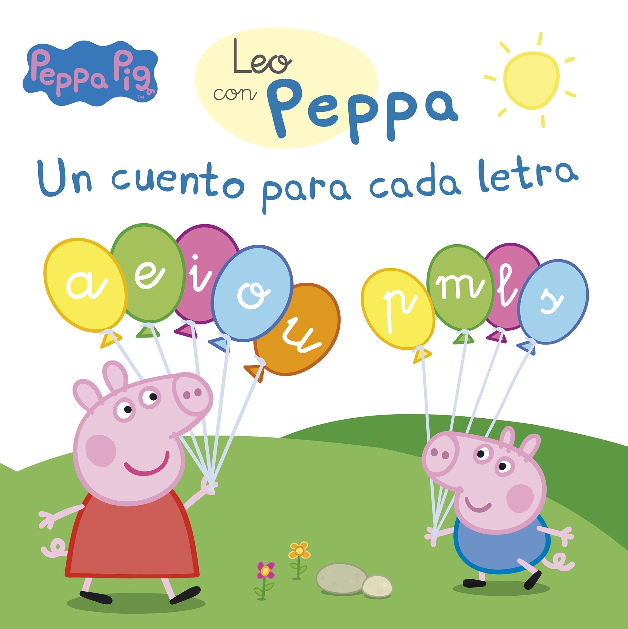 Peppa Pig. Lectoescritura - Leo con Peppa. Un cuento para cada letra: a, e, i, o, u, p, m, l, s book