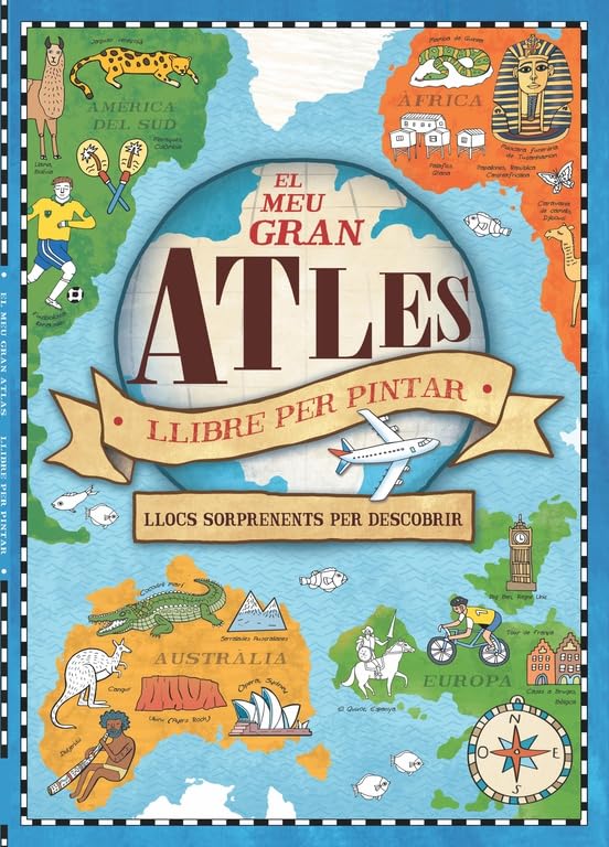 El meu gran Atles. Llibre per pintar: Sorprenents llocs per descobrir book