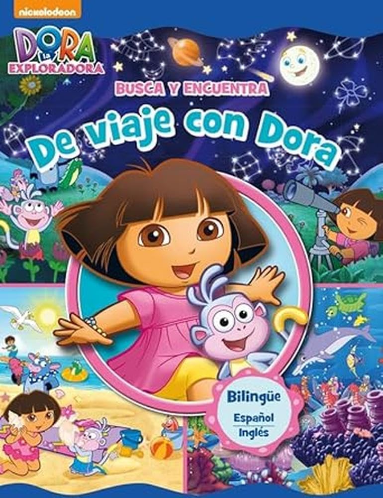 Dora la Exploradora. Libro juguete - Busca y encuentra. De viaje con Dora book