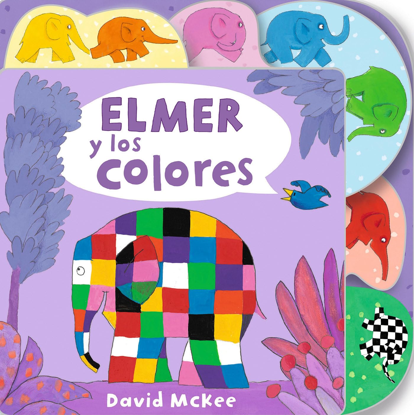 Elmer y los colores / Elmer's Colours: Tabbed Board Book (Pequeñas manitas) Parents & Children