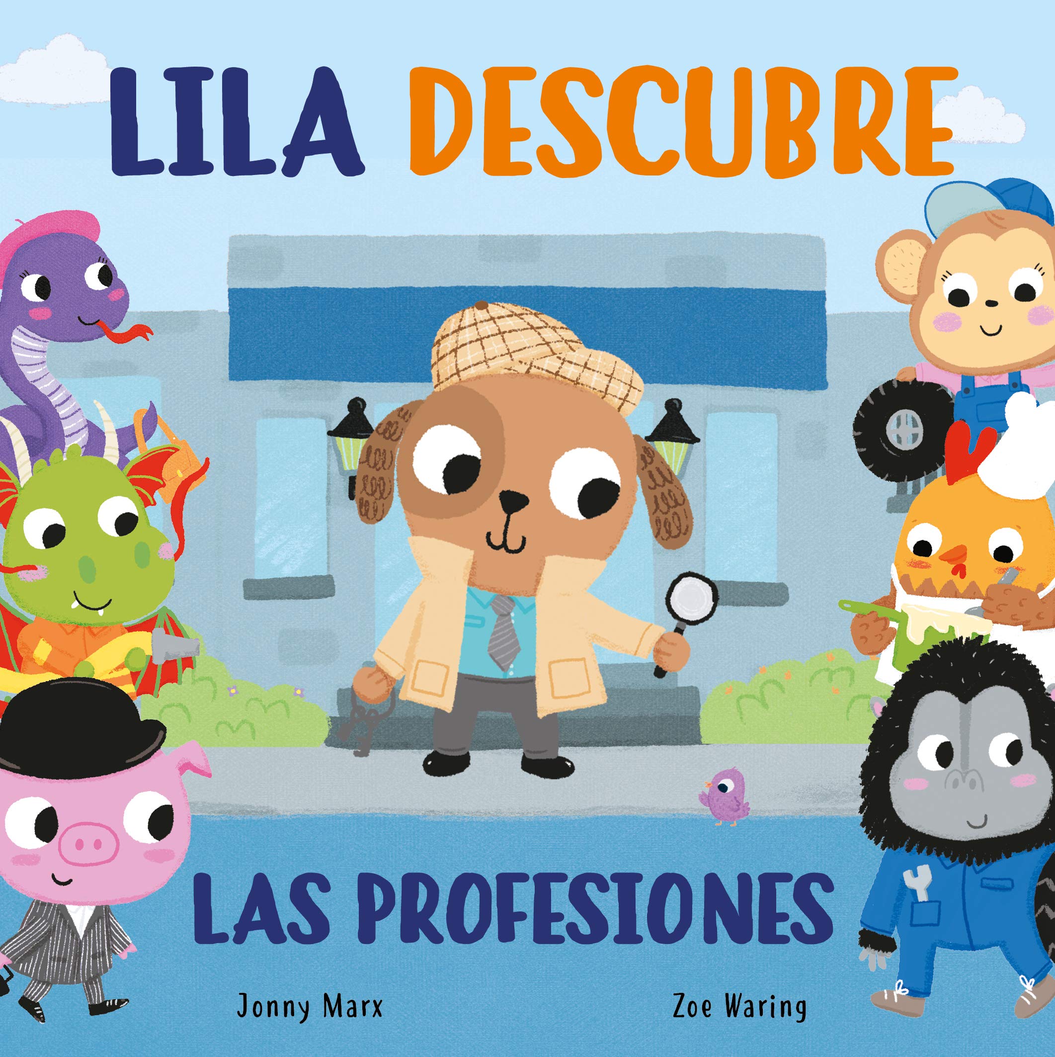 Lila descubre las profesiones (Abre y descubre. Libro de cartón con solapas) book