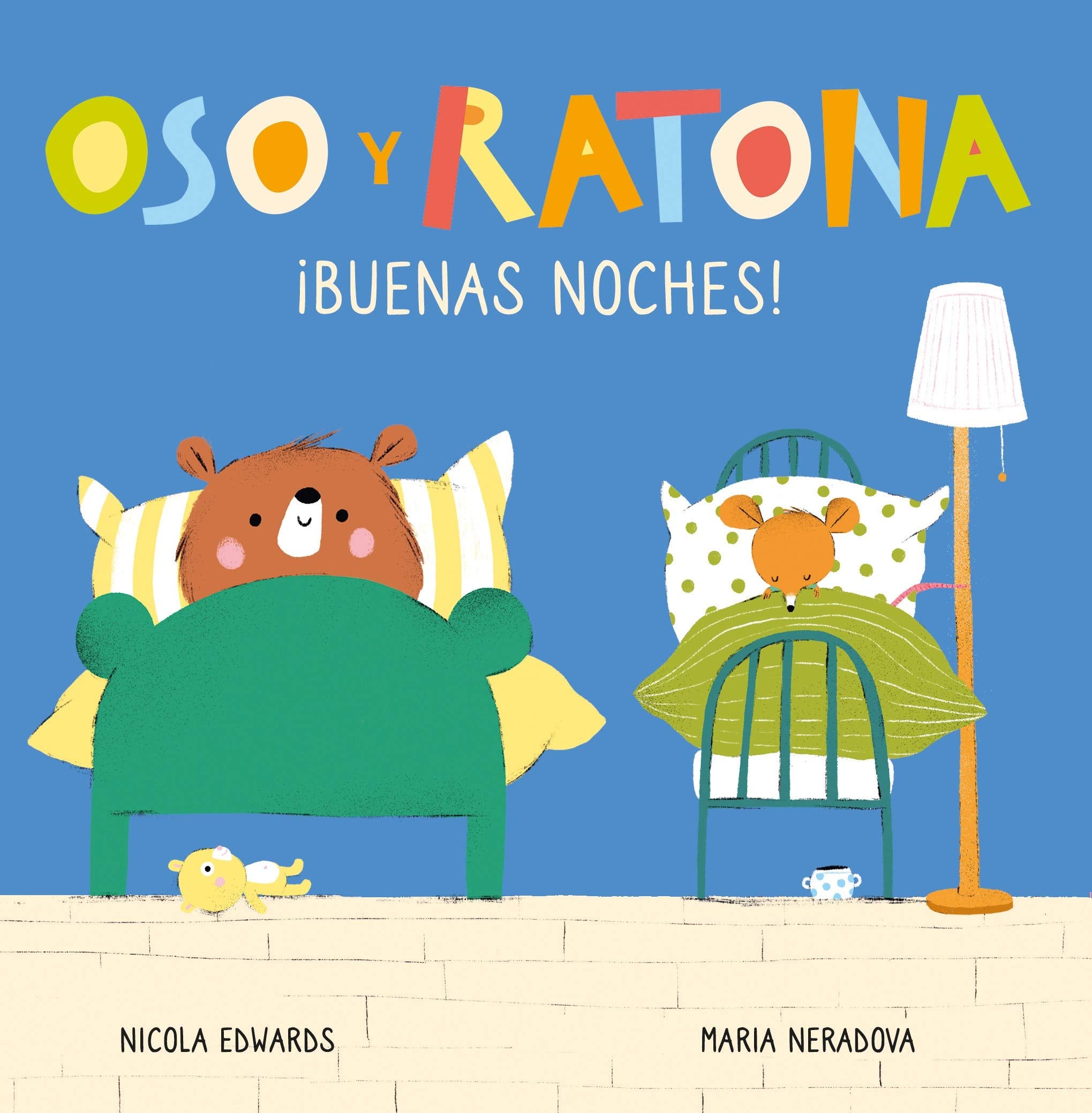 Oso y Ratona - ¡Buenas noches!: Un libro de cartón con pestañas (Pequeñas manitas) Parents & Children
